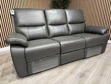 CANNES Leather 3 Seater Power