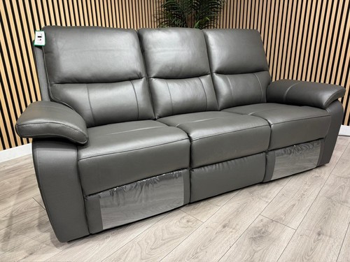 Cannes leather seater - leather, 3